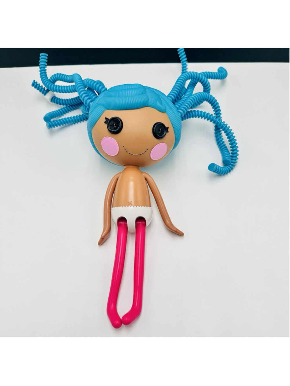 Lalaloopsy Silly Hair Doll Mittens Bendable Blue Hair w/Outfit Shoes 12" - Picture 3 of 16